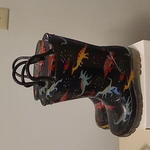 Dinosaur Light up Rain Boots Size 8 (Toddler)